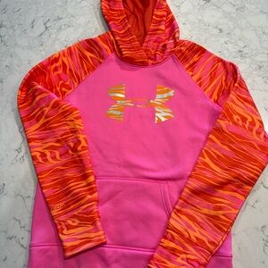 Under Armour Pink and Orange Hoodie